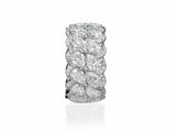 9ct Pear Cut Diamond Gatsby Cocktail Iced Full Eternity Band 14k White Gold Over