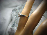 Round Accents Trilogy Engagement Ring 2ct Marquise Diamond 14k White Gold Finish