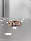 2ct Baguette Simulated Diamond Full Eternity Wedding Band 14k Rose Gold Plated