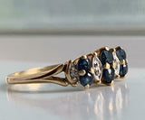 2.5ct Engagement Ring Round Cut Sapphire Stylish Partywear 14k Yellow Gold Over