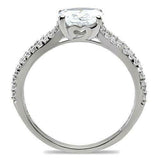 1.5Ct Oval Cut Diamond Unique Split Band Engagement Ring 14K White Gold Finish