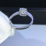 1ct Round Cut Diamond Engagement Ring 4 Prong Solitaire Women 14k WhiteGold Over