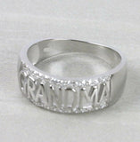 0.5ct Round Cut Diamond Grandmother Gifting Ring 14k White Gold Finish