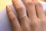 Anniversary Wedding Ring Band 0.4ct Round Cut VVS1D Diamond 14k Yellow Gold Over