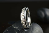 3Ct Round Cut Diamond Channel Set Half Eternity Wedding Band 14K White Gold Over