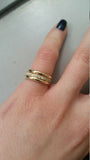 Full Eternity Wedding Ring Band 1.2ct Round Cut Diamond 14k Yellow Gold Finish