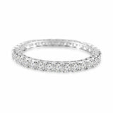 5ct Round Cut Diamond Fancy Royal Round BANGLE Bracelet 14k White Gold Finish