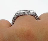 5Ct East West Marquise Cut Diamond Vintage Engagement Ring 14K White Gold Over