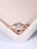 1ct Round Cut VVS1 Diamond Engagement Ring 14k RoseGold Finish Classic Solitaire