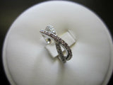 3Ct Round Cut VVS1/D Diamond Infinity Design Wedding Band 18K White Gold Finish