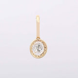 2ct Diamond Pendant Marquise Cut Cluster Halo 14k Yellow Gold Finish NO CHAIN