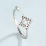 1.3ct Baguette Cut VVS1D Diamond Engagement Ring Open Halo 14k White Gold Finish