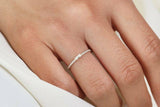 1ct Engagement Ring Baguette Cut Diamond Accents Solitaire 14k YellowGold Finish