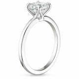 2ct Round Cut Diamond Engagement Ring 14k White Gold Finish Classic Solitaire