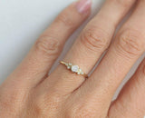 2ct Round Cut Diamond Engagement Ring Minimalist Solitaire 14k YellowGold Finish