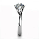 1.1ct Round Cut VVS1 D Diamond Solitaire Engagement Ring 14k White Gold Finish