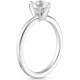 1ct Pear Cut Diamond Solitaire Engagement Ring 14k White Gold Finish Six Prong