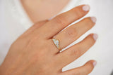 2ct Baguette Cut Diamond Engagement Ring 14k Yellow Gold Finish Art Deco Vintage