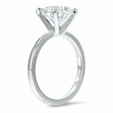 1.2ct Engagement Ring Round Cut Diamond 4 Prong Solitaire 14k White Gold Finish