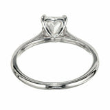 1.5ct Radiant Cut Diamond Solitaire Promise Engagement Ring 14k WhiteGold Finish