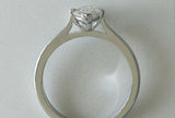 1.2ct Marquise Cut VVS1D Diamond Engagement Ring Solitaire 14k White Gold Finish