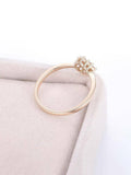 1ct Baguette Cut Diamond Engagement Ring Minimalist Thin 14k Rose Gold Finish