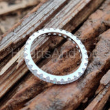 1ct Round Cut Moissanite Full Eternity Women Wedding Band 14k White Gold Plated