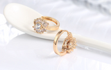 1ct Baguette Cut VVS1D Diamond Unique Design Hoop Earrings 14k Rose Gold Finish