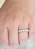 4.5ct Wedding Ring Band Round Cut Diamond Iced Full Eternity 14k White Gold Over