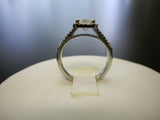 4.5Ct Princess Cut VVS1 Diamond Split Band Engagement Ring 14K White Gold Finish