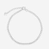 1ct Round Cut Moissanite Stylish PartyWear Tennis Bracelet 14k White Gold Plated