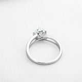 1.7ct Round Cut Diamond Engagement Ring Split Shank Solitaire 14k WhiteGold Over