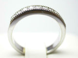 2ct Wedding Ring Band Round Cut Diamond Milgrain Stackable 14k White Gold Finish