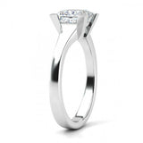 1.5ct Princess Cut VVS1D Diamond Solitaire Engagement Ring 14k Gold Finish New