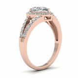 2ct Heart Cut Diamond Engagement Solitaire Ring Love Gift 14k Rose Gold Finish