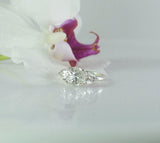 2ct Round Cut Diamond Engagement Ring 14k White Gold Finish Trilogy Solitaire