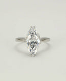 2ct Marquise Cut Diamond Solitaire Engagement Propose Ring 14k White Gold Finish