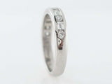 2ct Emerald Round Cut Diamond Channel Set Half Eternity Band 14k White Gold Over