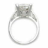 2ct Princess Cut Diamond Proposal Solitaire Engagement Ring 14k White Gold Over