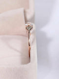 1ct Round Cut VVS1 Diamond Engagement Ring 14k RoseGold Finish Classic Solitaire