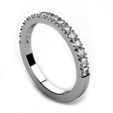 1ct Round Cut VVS1D Diamond Eternity Wedding Band Ring 14k White Gold Finish