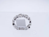 2Ct Round Cut Diamond Milgrain Vintage Wedding Band Ring 14K White Gold Finish