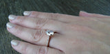 1.2ct Oval Cut VVS1 Diamond Engagement Ring 14k RoseGold Finish Solitaire Bridal