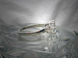 6 Prong Solitaire Engagement Ring 2ct Heart Cut Diamond 14k White Gold Finish