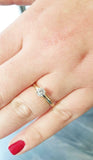 1ct Round Diamond Engagement Ring 4 Prong Solitaire Women 14k Yellow Gold Finish