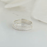 1.2ct Round Cut Diamond Engagement Ring Heart Split Band 14k White Gold Finish