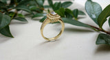 2ct Emerald Cut Diamond Engagement Ring 14k Yellow Gold Finish Double Halo