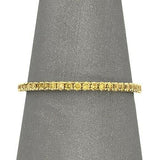 2Ct Round Cut Yellow Sapphire Full Eternity Wedding Band 14K Yellow Gold Finish