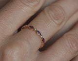 1ct Marquise Cut Pink Ruby Eternity Wedding Band Ring 14k Rose Gold Finish