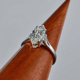 2ct Marquise Cut Diamond Engagement Ring Classic Solitaire 14k White Gold Finish